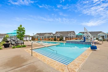 The enclave at homecoming terra vista heated pool
